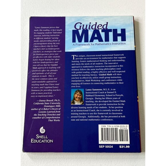 Guided Math Mathematics Instruction Teaching Workshop School Kids Laney Sammons - Picture 6 of 6